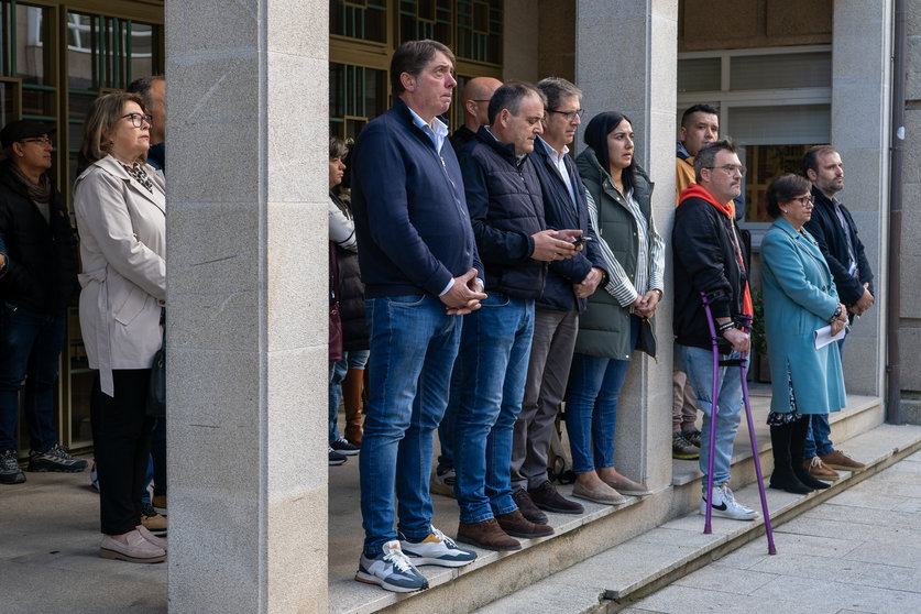 Minuto de silencio polas vítimas da DANA.